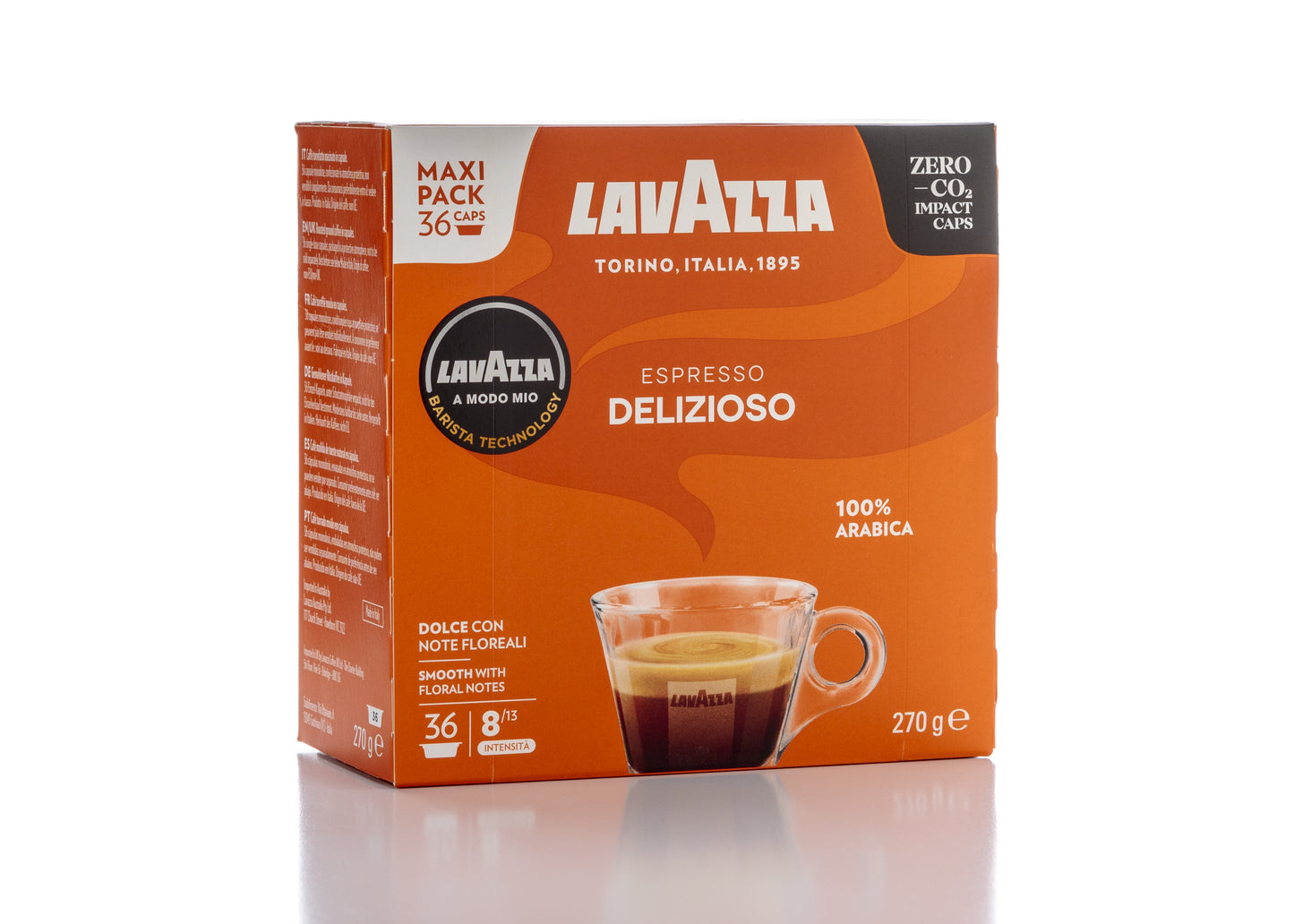 קפסולות קפה LAVAZZA - Espresso Delizioso A MODO MIO 36 CUPS