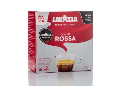 קפסולות קפה LAVAZZA - Qualita Rossa A MODO MIO 36 CUPS