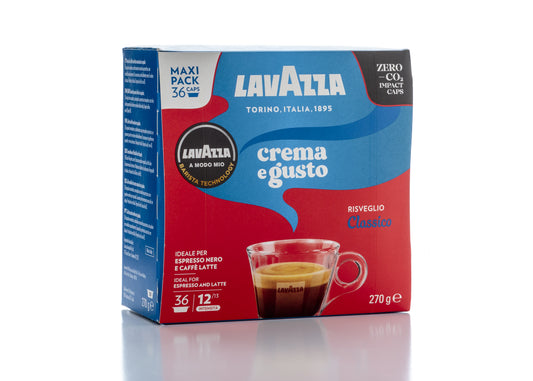 קפסולות קפה LAVAZZA - Crema egusto A MODO MIO 36 CUPS